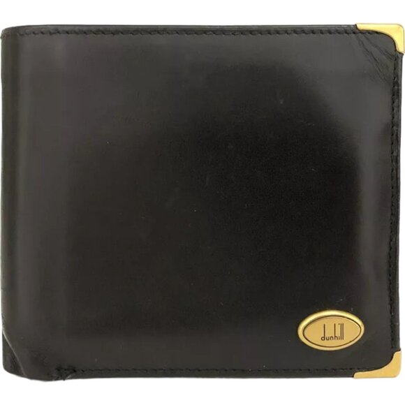 881131AF Dunhill Wallet Bifold Black Leather